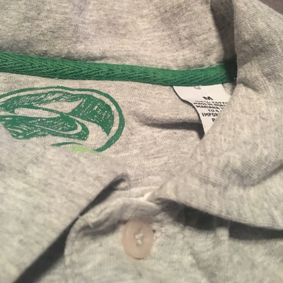 Men's vintage Kirra polo striped gray and green - Picture 2 of 4