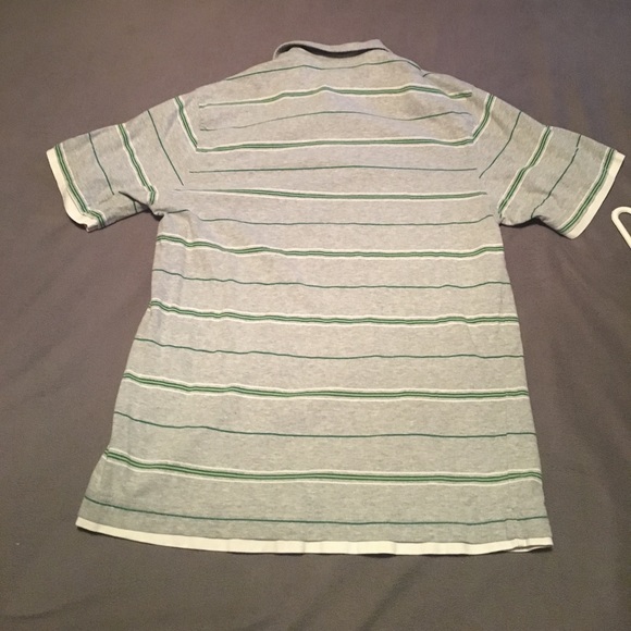 Men's vintage Kirra polo striped gray and green - Picture 4 of 4