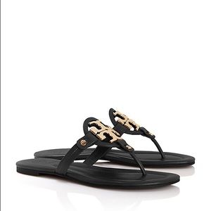 Tory Burch Logo Sandals, "Miller"