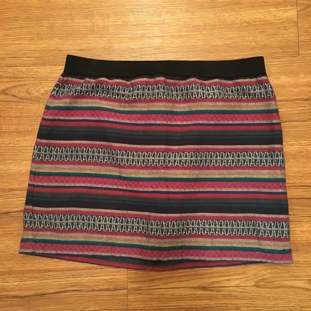 Colorful Patterned Mini Skirt - American Eagle