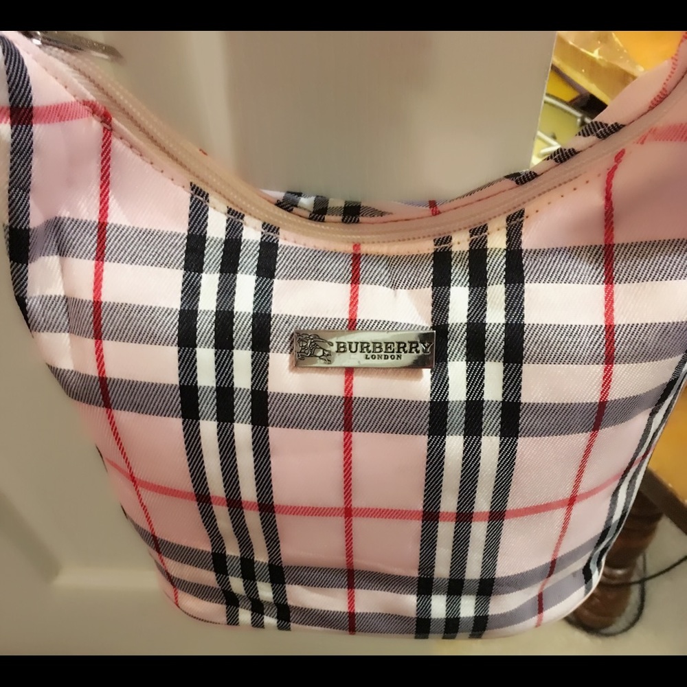 Authentic BURBERRY LONDON Nova Check Plaid Purse