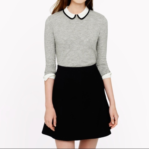 J. Crew Dresses & Skirts - J. Crew Silk dupioni black skirt
