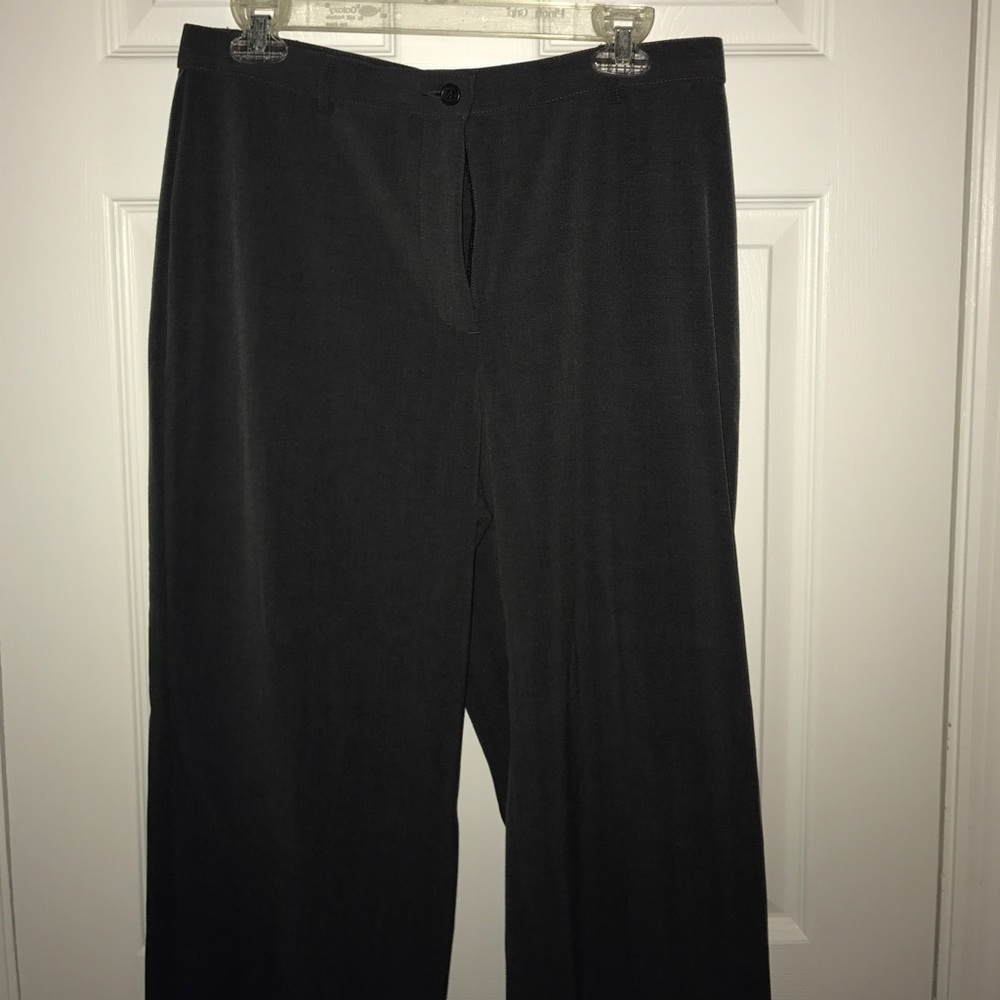 Women's gray dress pants.