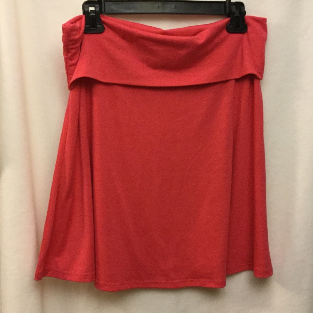 ClosingCloset Sale! Mossimo L stretchy skirt coral