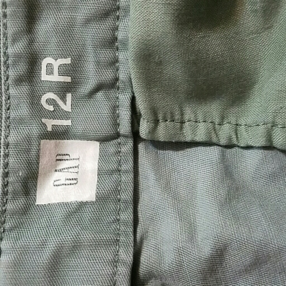GAP Army Green Dress Shorts