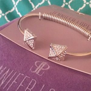 JLo Square Bracelet NWT silver tone