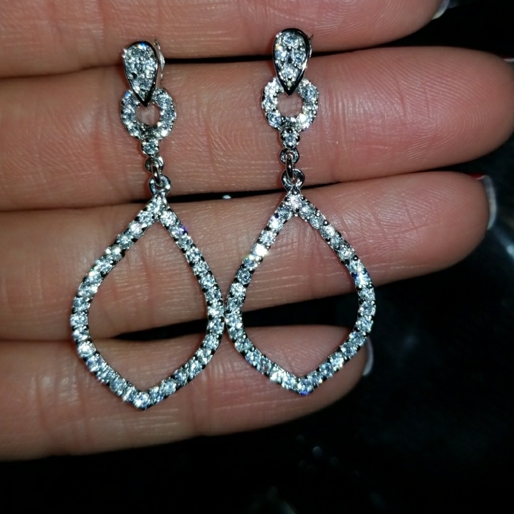 Sterling Silver Cubic Zirconia Earrings