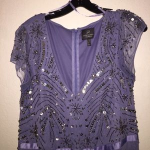 Lavender Adrianna Papell dress