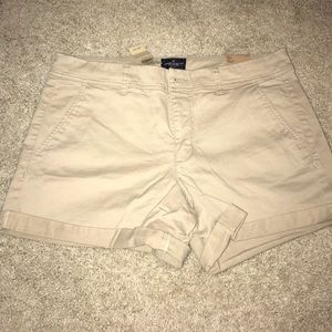 American Eagle Tan Midi Shorts