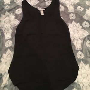 H&M black polyester tank
