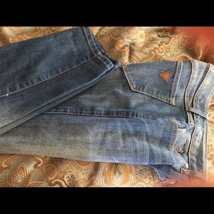 Guess mid crop jeans