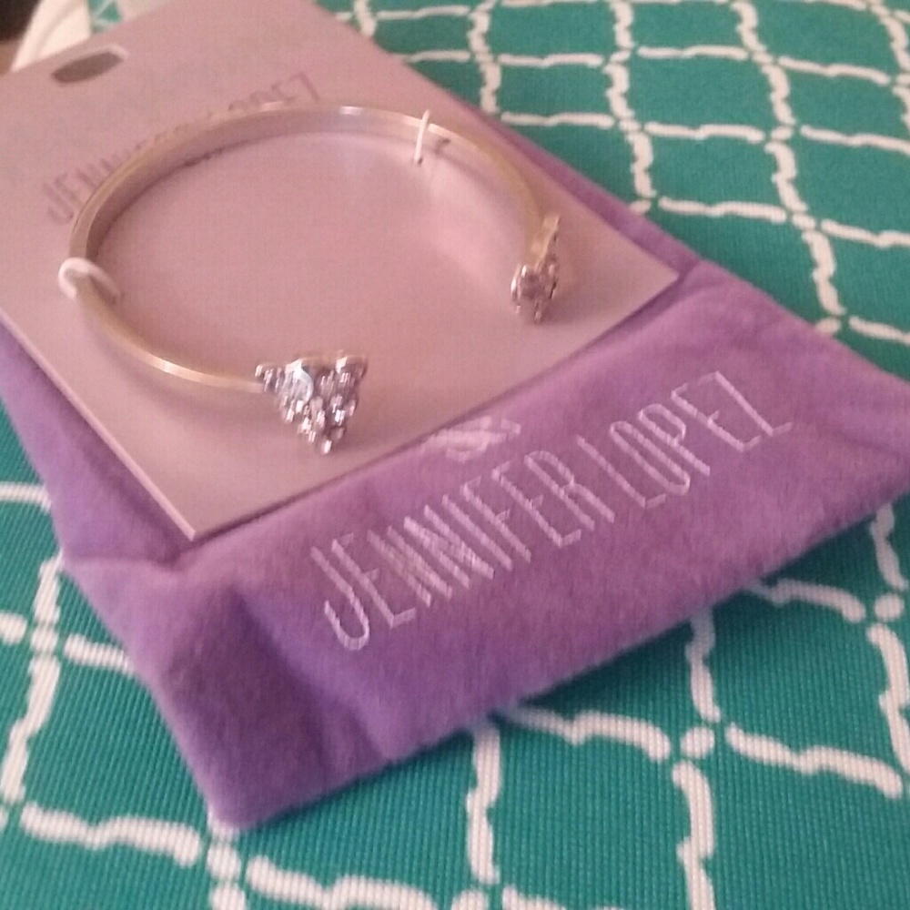 JLo Cat / Cougar Bracelet silver tone NWT