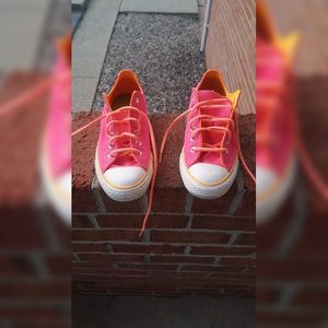 Neon Double Tongue Converse All Star Sneakers