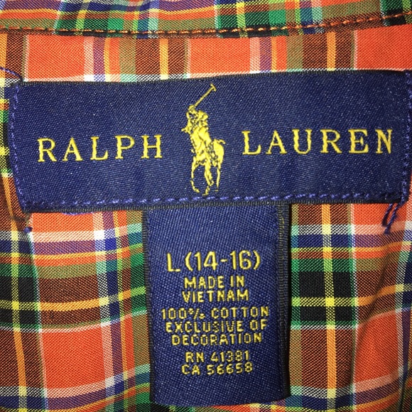 Ralph Lauren Boys Button Down - Picture 3 of 3
