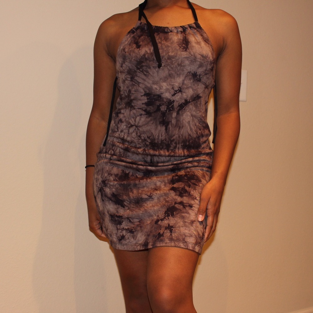 Halter Tie Dye Dress