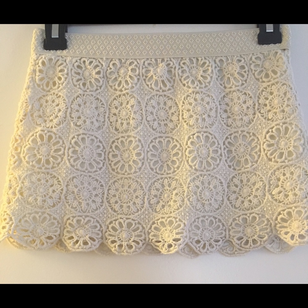 Lapis Girl 10/12 Cream White Lace Skirt