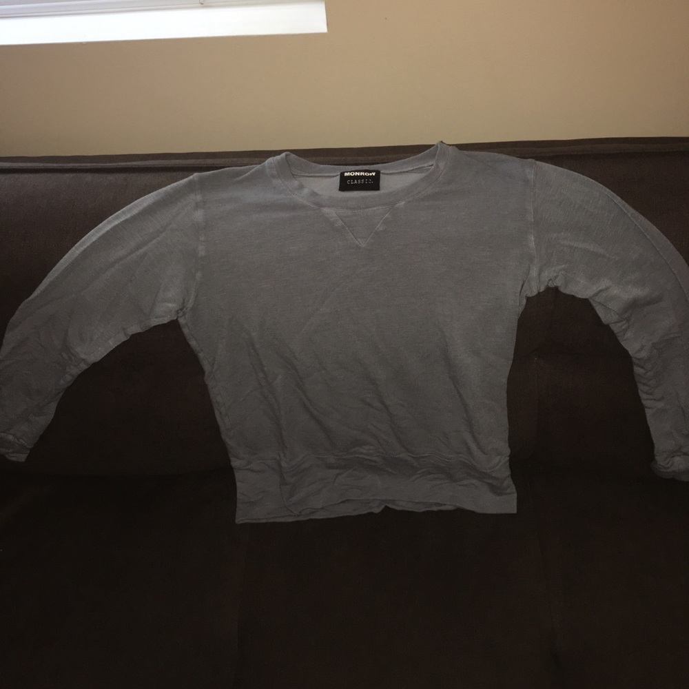 Monrow sweatshirt, blue size small
