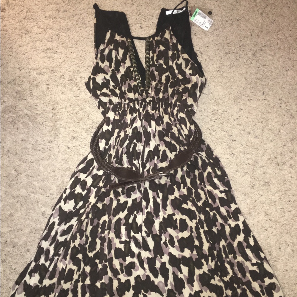 💚 New w Tags Small Papaya Animal Print Dress
