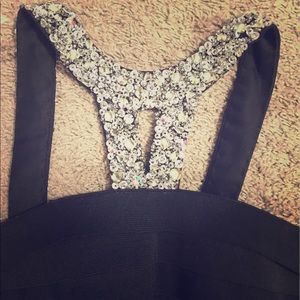 Sherri Hill Black Cocktail Dress