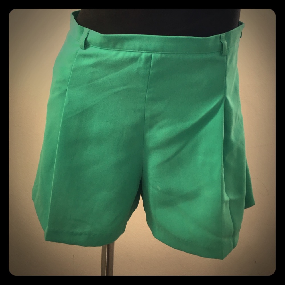 Green shorts