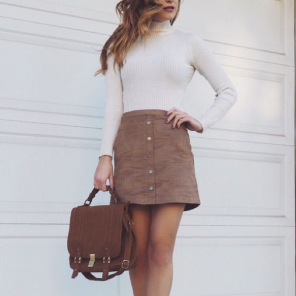 NWOT Cotton Candy LA button up skirt