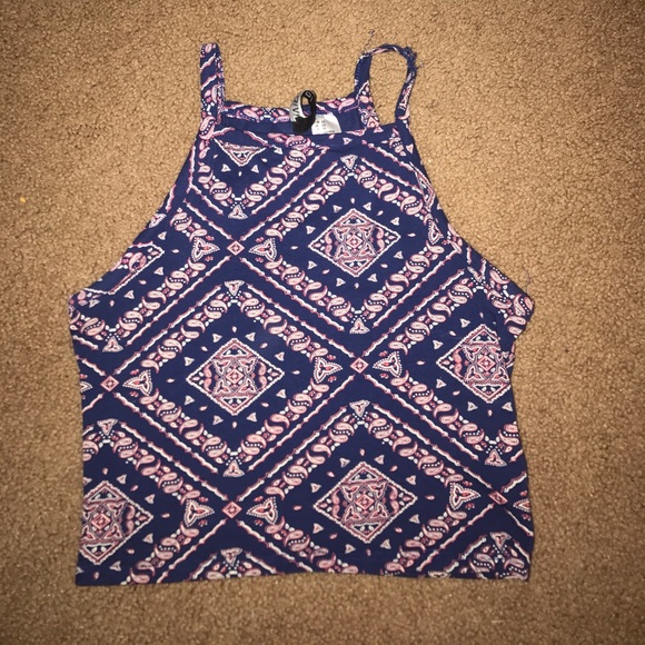 Cute Aztec Crop Top - Picture 1 of 3