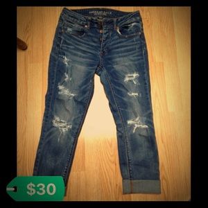 Tomgirl Jeans Denim Ripped