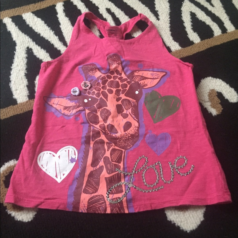 Giraffe Halter/ Tank Top Girls