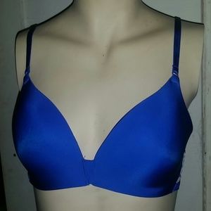 Victoria's Secret Blue No Wire Bra Size 36B