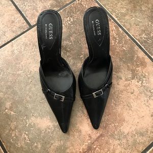 Guess slip on kitten heels/mules