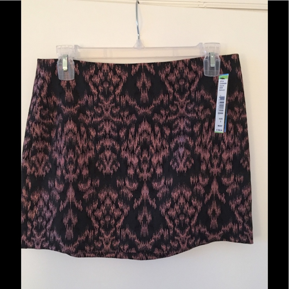 Alice & Olivia patterned mini skirt