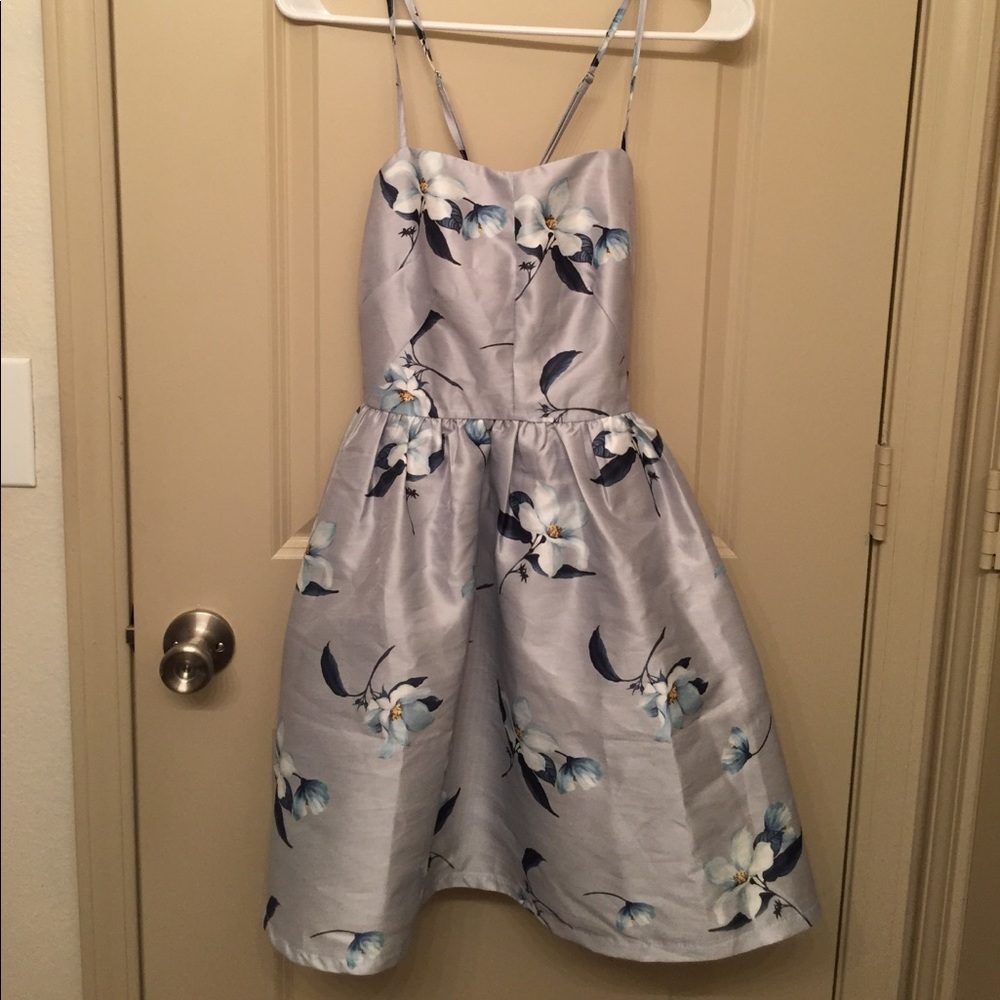Impressions Boutique Short Formal Floral Dress