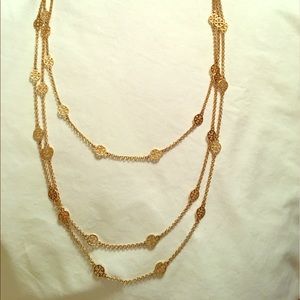 Tory Burch 3 strand necklace