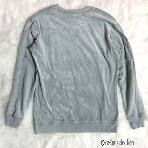 T-shirt Victoria's Secret PINK Velour Velvet Crew Manches Courtes Neuf Avec étiquette