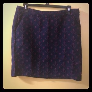 Navy and Red Tommy Hilfiger skirt