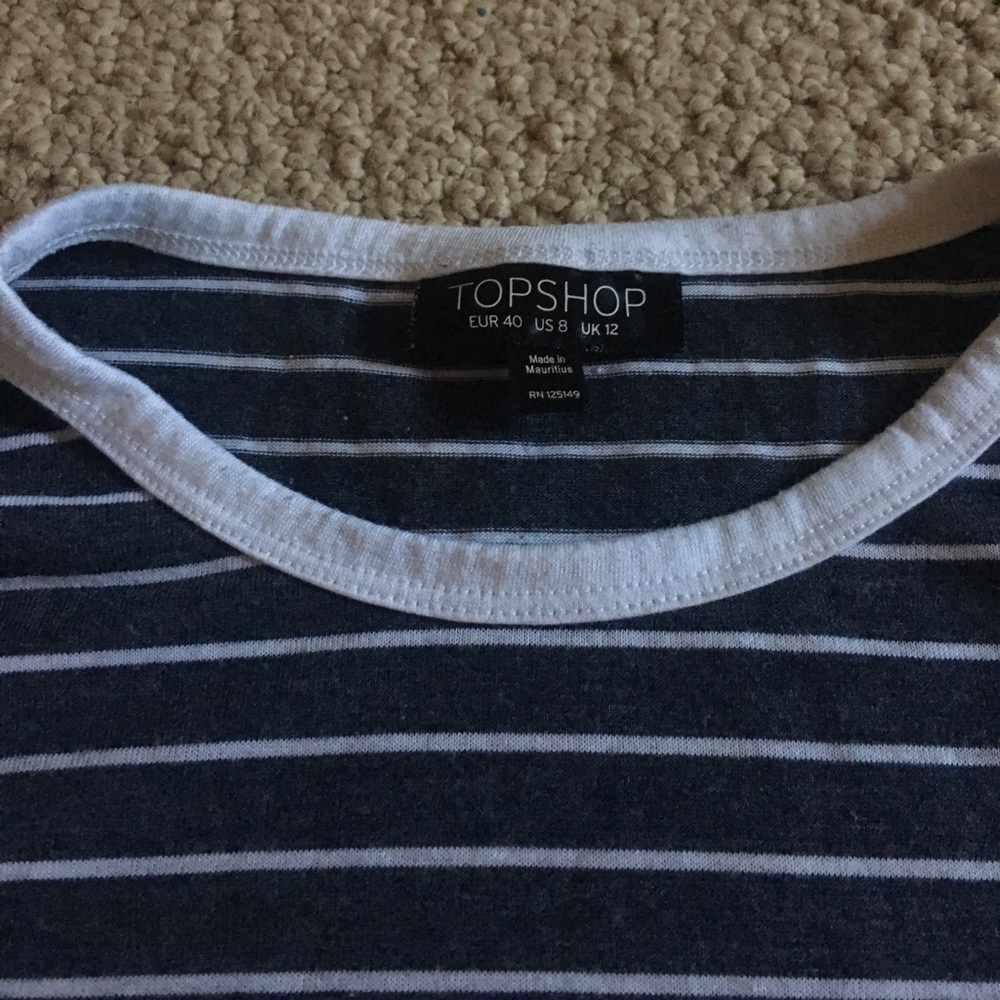 striped Topshop t-shirt