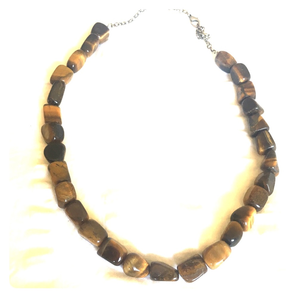 Tiger's Eye Stone Necklace