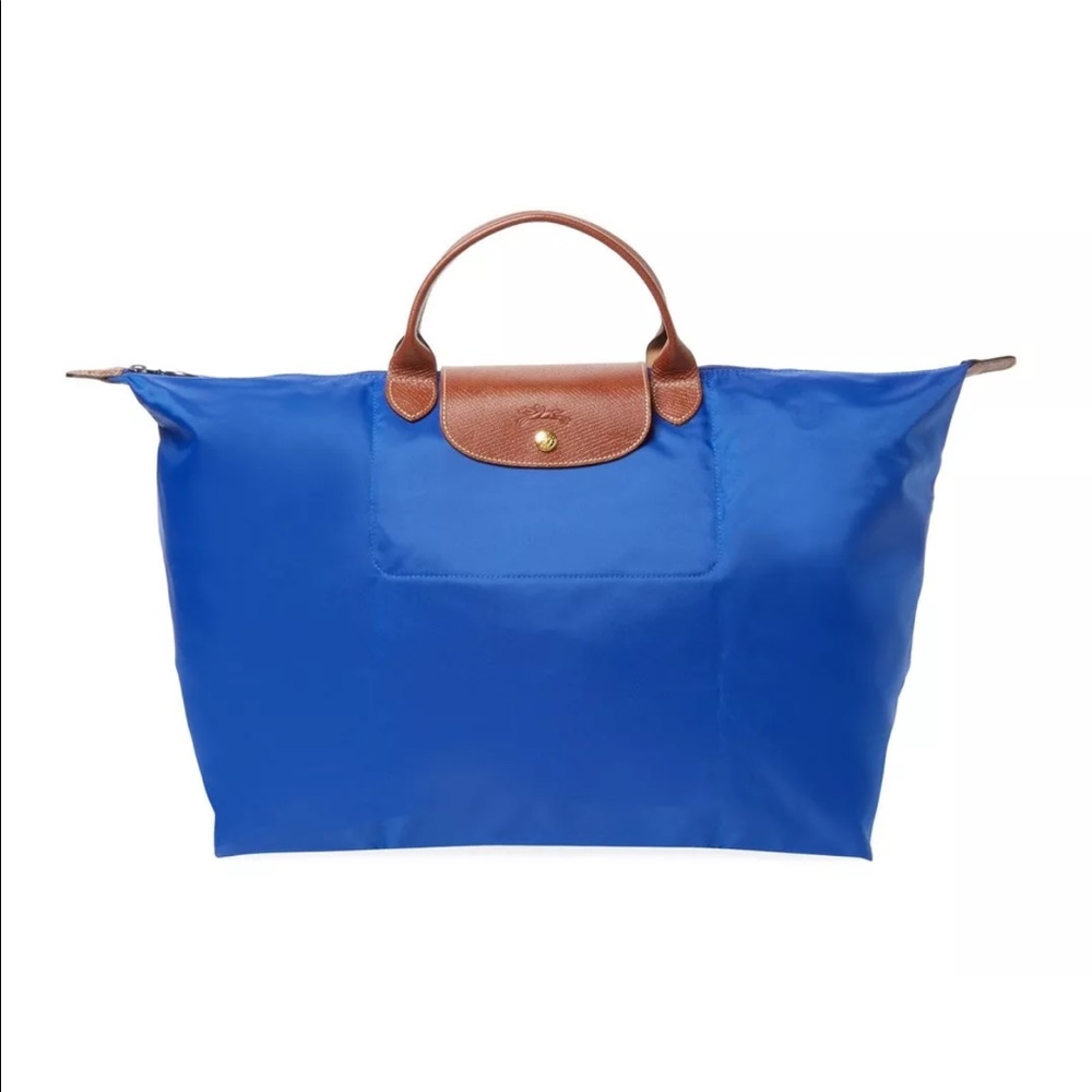 Authentic LONGCHAMP large tote/duffel, "Le Pliage"