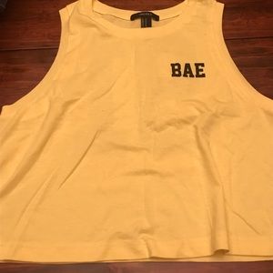 Girls muscle cropped tank