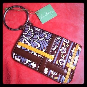Vera Bradley Bangle Wristlet Slate Blooms - NEW!