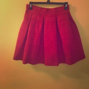 Red Express skirt