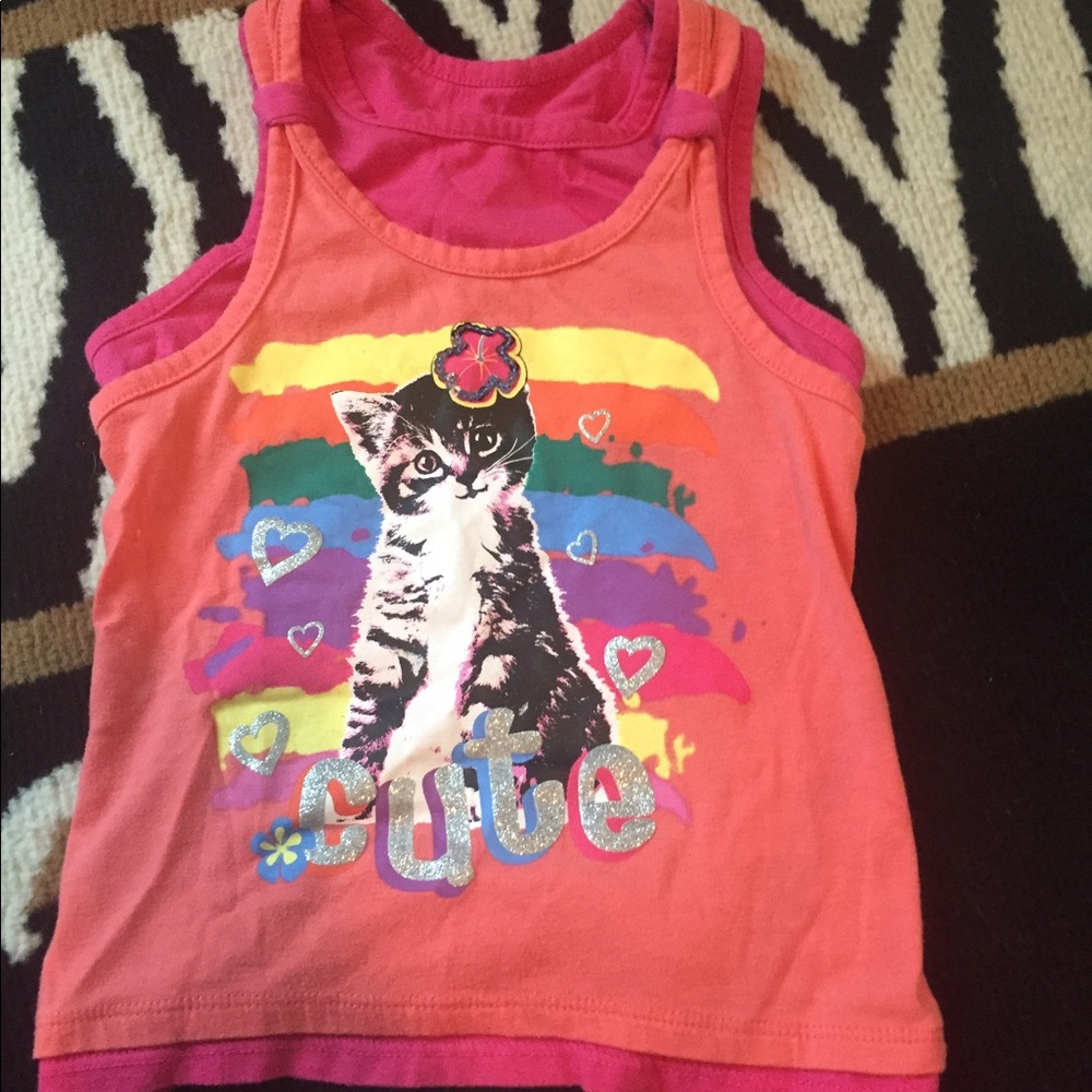 Halter/ Tank Top with Kitten