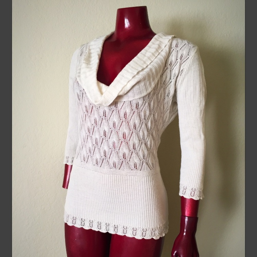 Off Shoulder / Cowel New 2 Way Sweater