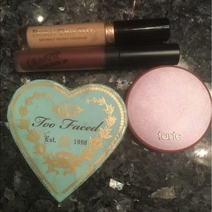 Makeup bundle: TooFaced, Tarte, Colorpop