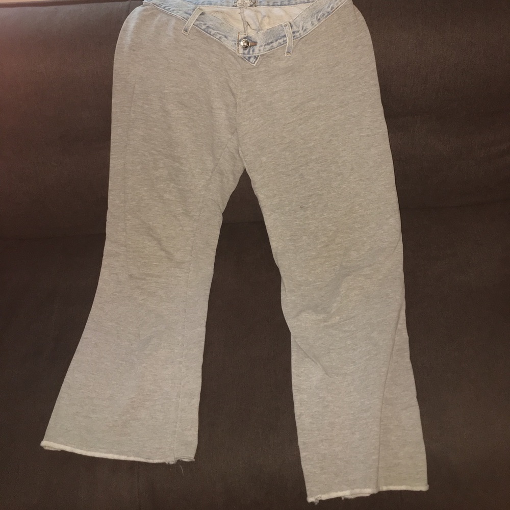 Riley Sweat pants with Jean waist and pockets