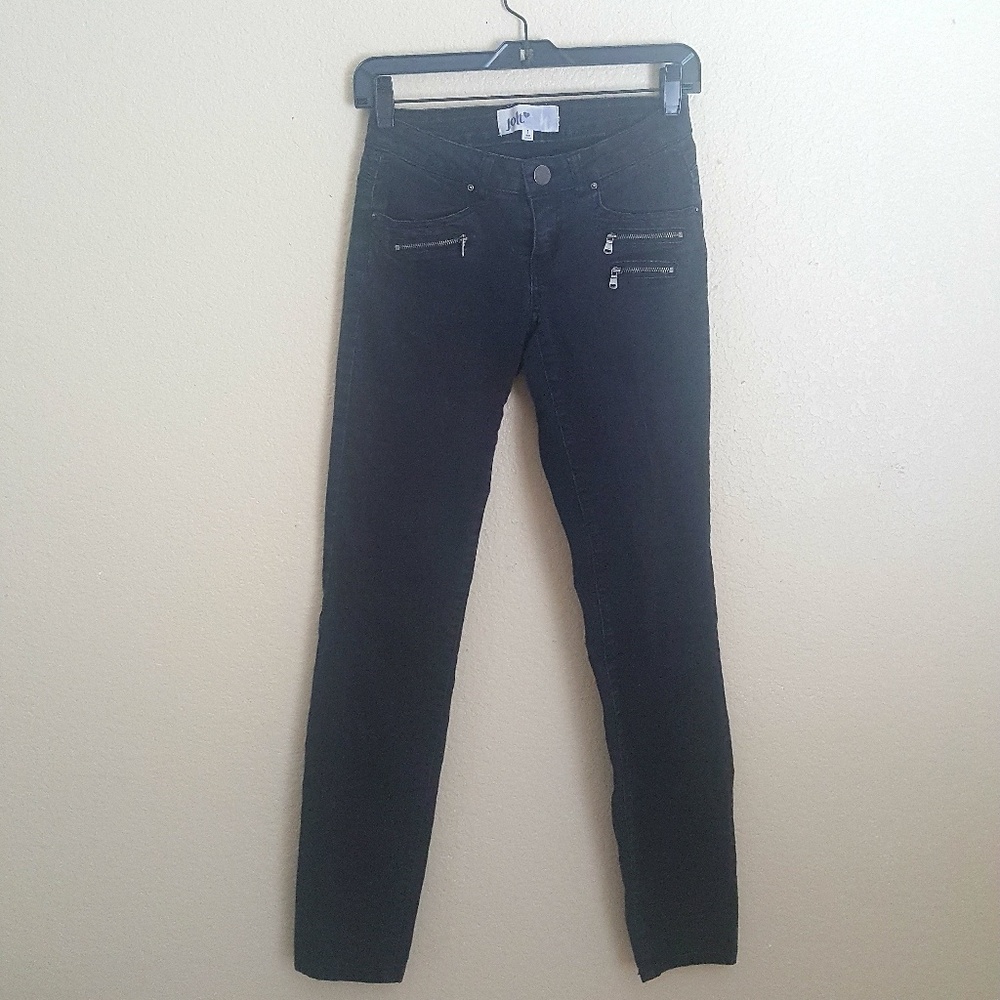 Nordstrom Jolt Dark Wash Black Skinny Jeans