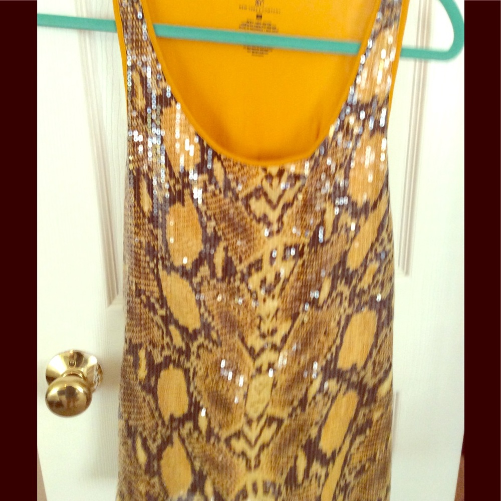 Sequin tank top