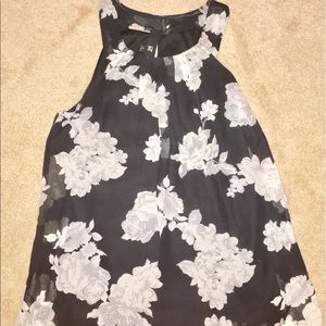 IZ Byer Floral swing sleeveless top XL