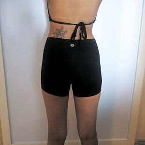 Black Yoga Workout Shorts Athleta