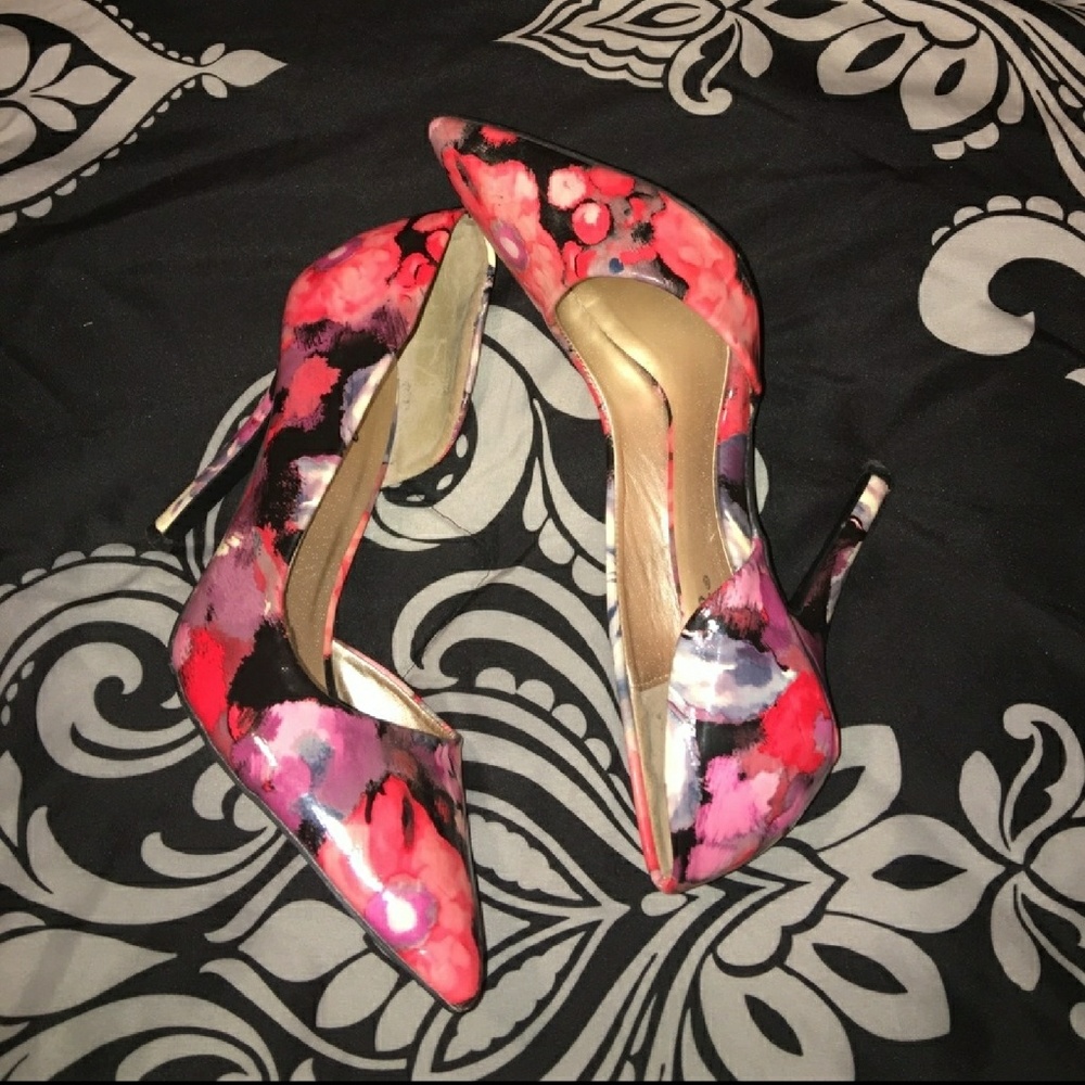 Floral heels